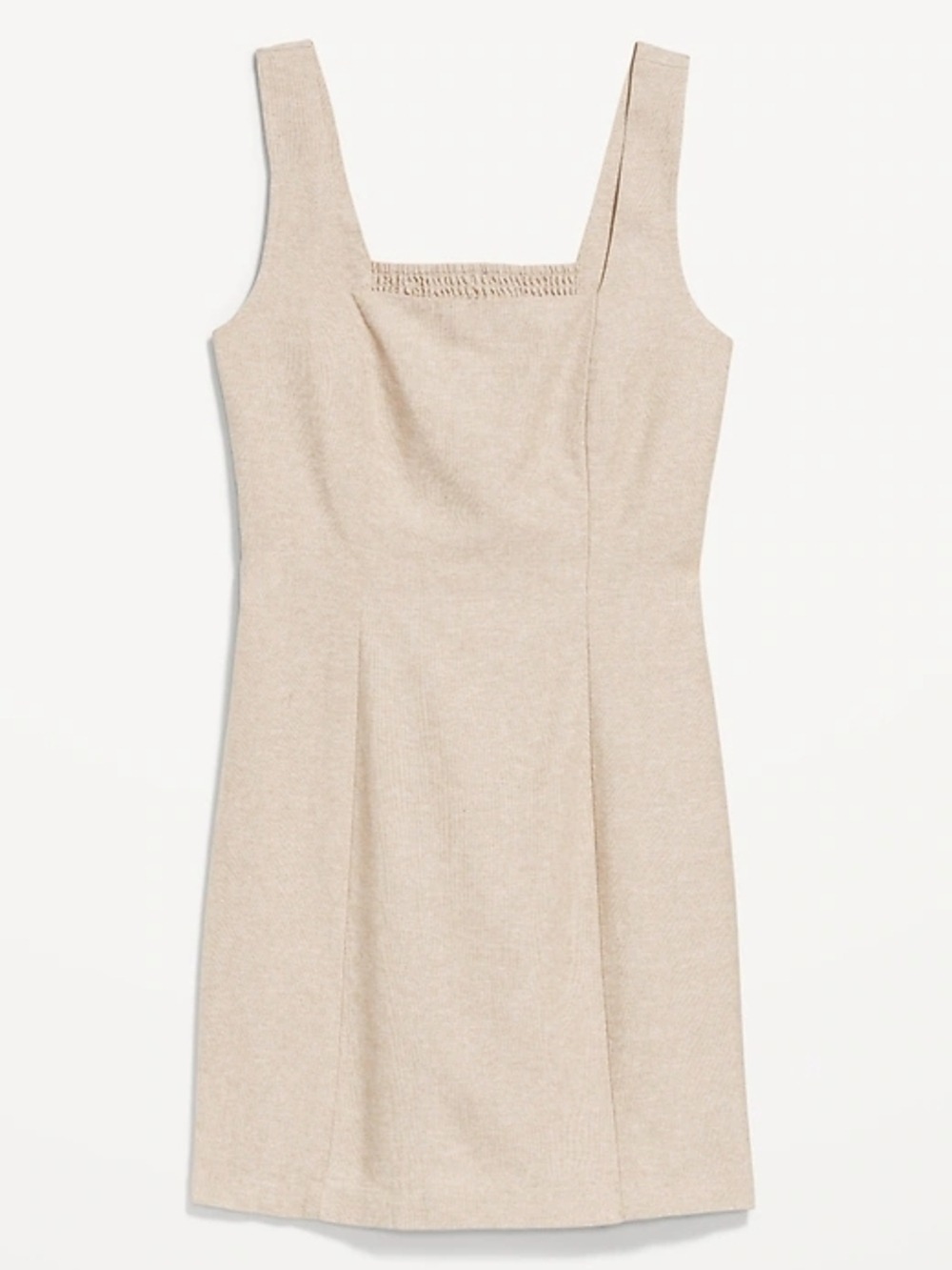 3X • Old Navy • Square-Neck Linen-Blend Mini Dress